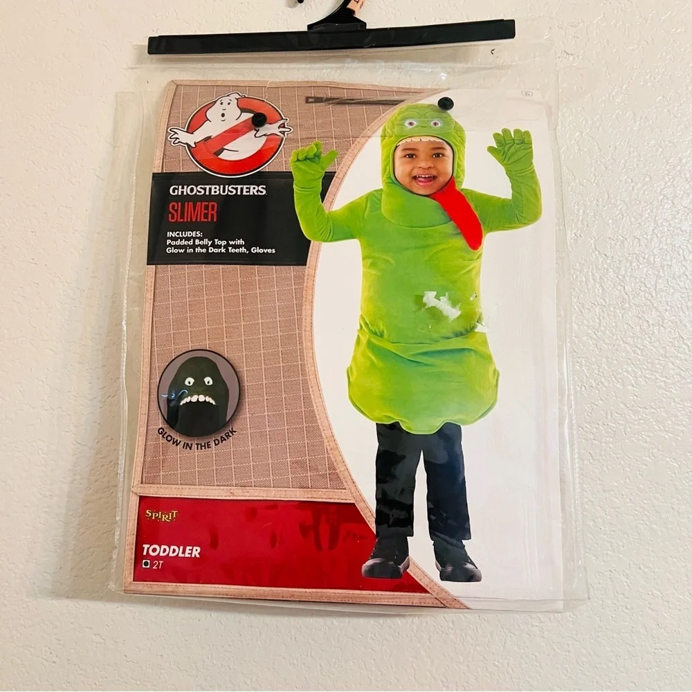 Spirit Ghostbusters Slimer Toddler Costume - Green 2T - Picture 2 of 9